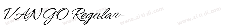 VANGO Regular字体转换 VANGO Regular字体转换